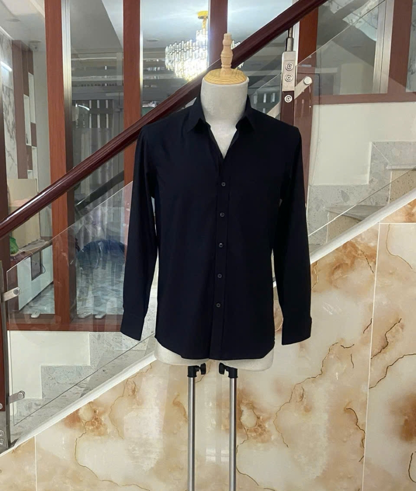 Áo sơ mi nam tay dài vải bamboo size L