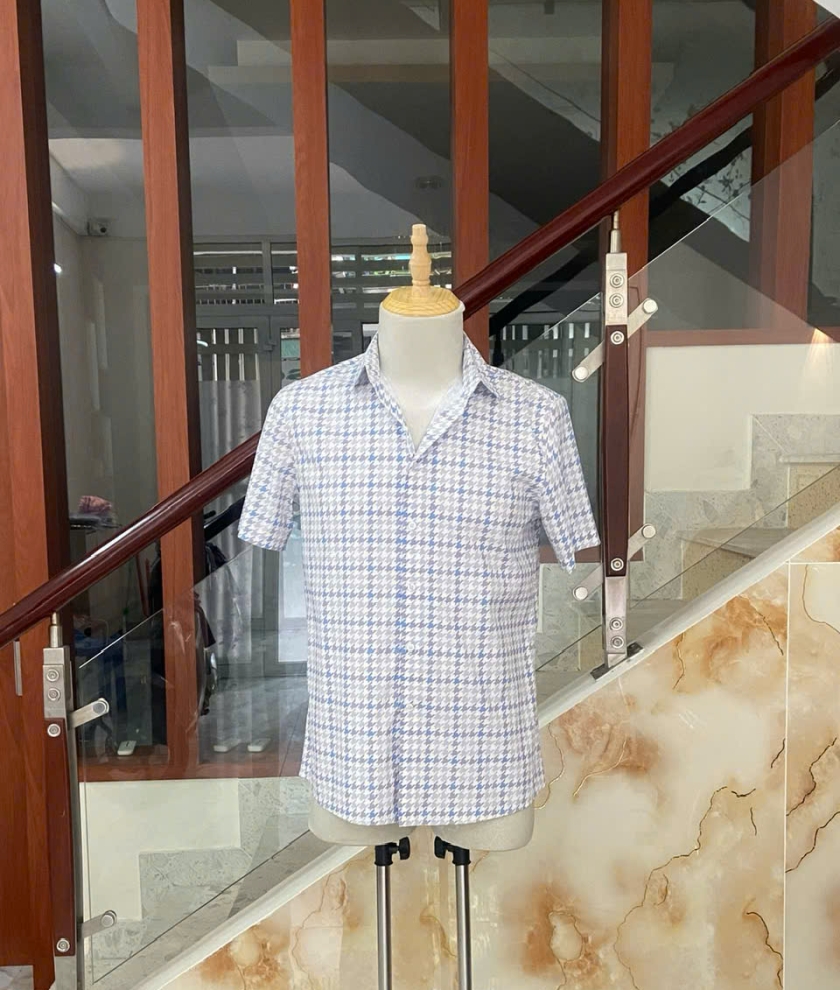 Áo sơ mi nam vải bamboo size M