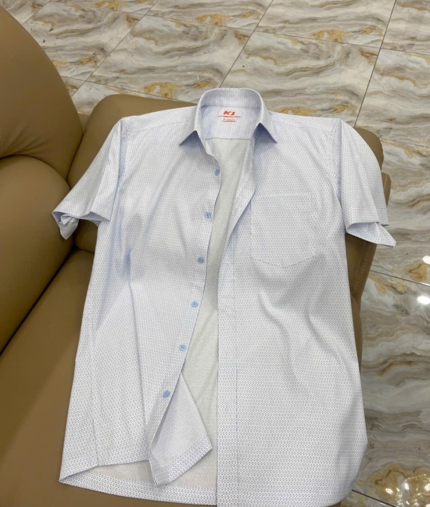 Sơ mi vải bamboo in size S