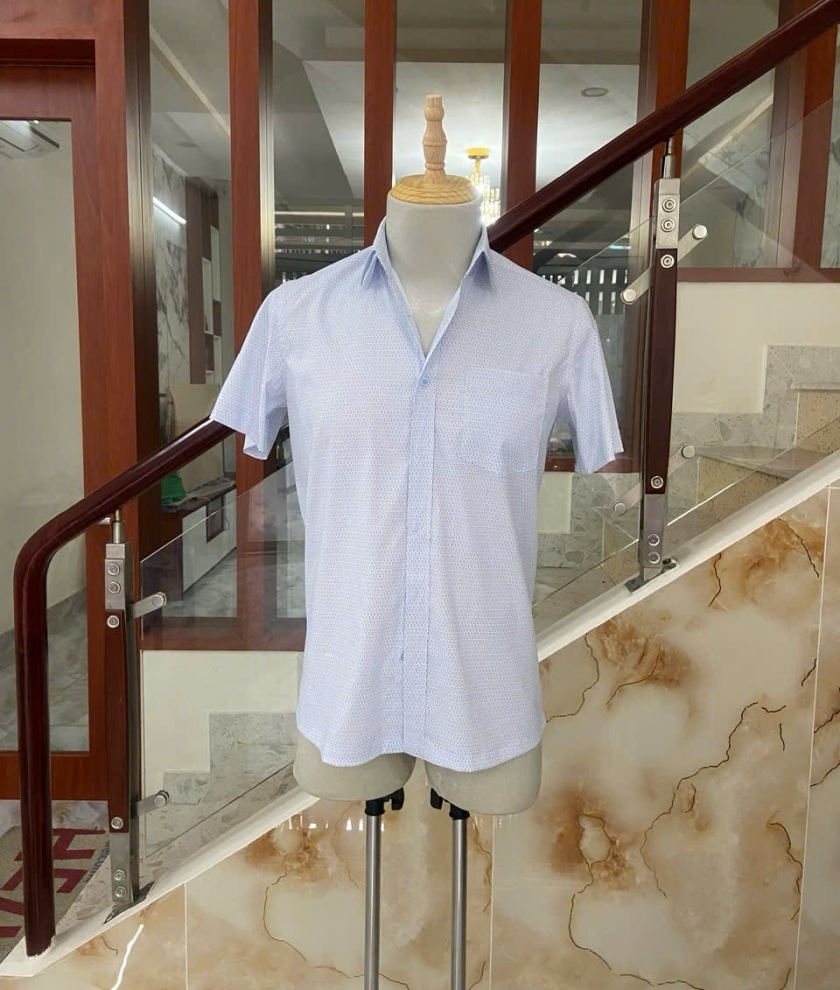 Sơ mi vải bamboo in size S