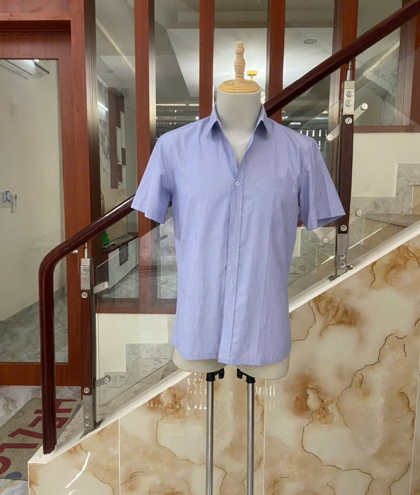 Sơ mi vải kate sọc và kate ford size L