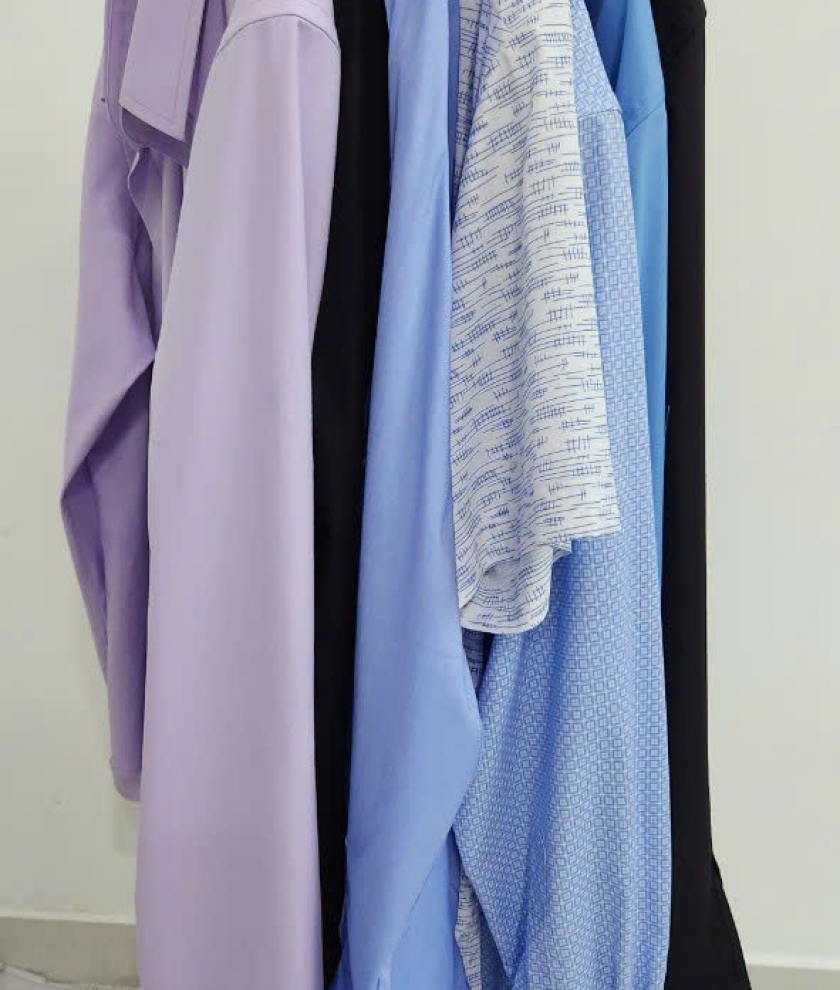 Sơ mi nam tay dài vải bamboo và tencel 