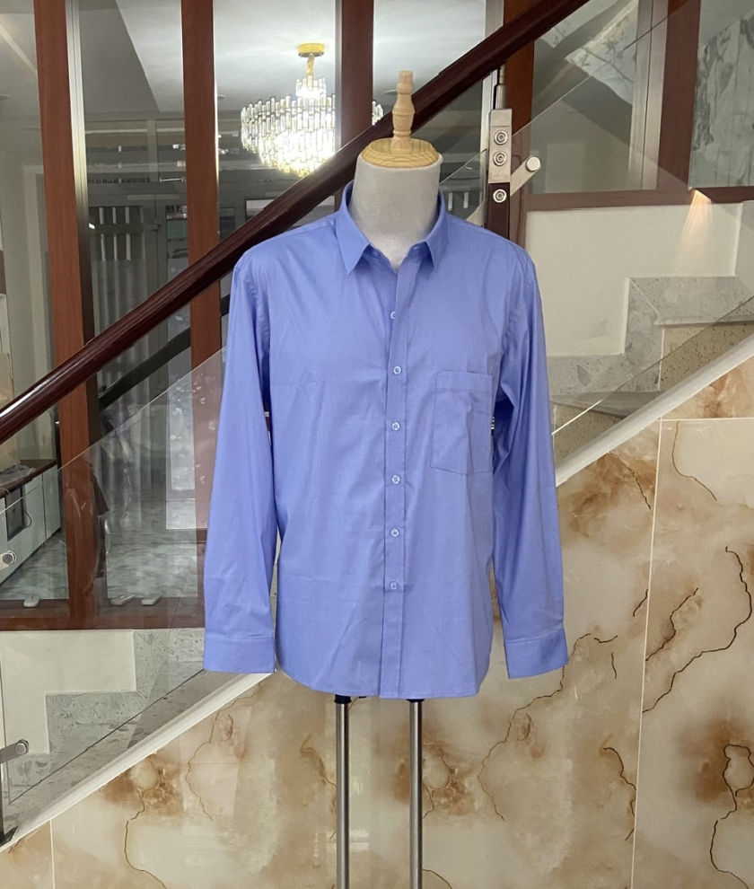 Áo sơ mi nam tay dài vải bamboo 2 da